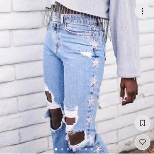 CARMAR denim star jeans